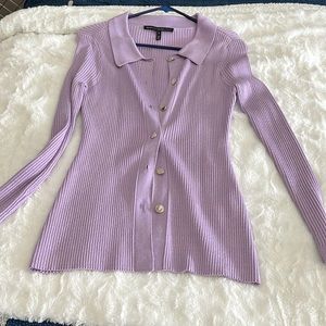 Lavender cardigan by WHBM